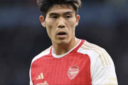 アーセナルDF冨安健洋、負傷で数週間チーム離脱