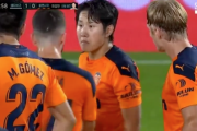 【動画】イ・ガンイン、FKを譲ってもらえず怒る