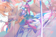 【FGO】桜セイバーイラスト！！　桜が美しいですね！！