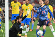 【国際親善試合】日本はブラジルに0-1惜敗　粘りの守備で猛攻耐えるもネイマールPK弾に屈す
