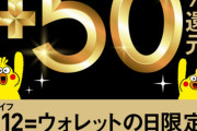 本日限定でd払い50%還元だぞ！！急げ！！ランチタイムの飲食店では60%も