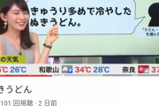【悲報】 お天気お姉さんが突然「はぁんっ・・!」て喘いでしまう動画、600万再生