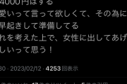 深田えいみさん「女はデートのためにメイク、服、美容代で金かかってるからデート代は男が出せよ」