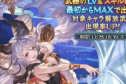 【グラブル】12/28の19時からはいよいよンデフェスが来る予想、発表キャラの他にも去年のルシウスのような恒常キャラが来るかも？更に年明けにはサプ不可石追加の可能性もアリ