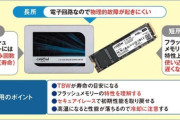 SSD←書き込み回数に制限があります　コレ