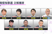 兵庫県知事選が告示“7人”が届け出　失職した前知事に国会議員・市長経験者ら6人が挑む構図　過去最多の立候補者数