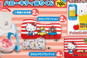 ハローキティ70年代デザインの当りくじ、目玉は電動かき氷機！