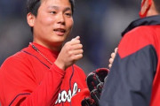 カープ栗林、セリーグ単独トップ6セーブ目！9登板12奪三振、いまだ無失点！