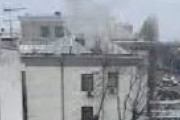 【速報】ウクライナ・キエフのロシア大使館から煙（動画）