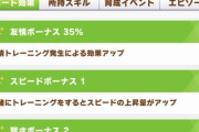 【ウマ娘】賢さオグリは素の練習性能が高すぎるんだわ