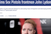 【パンク】ジョン・ライドン「世界は左傾化し過ぎ」「移民規制を訴えれば、差別主義者のレッテル」「エリート主義が労働者階級の価値観を破壊」