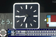 【ヤクルト対中日2回戦】ヤクルト対中日は１－１で延長１２回引き分け