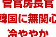 安倍政権「韓国の首相と会談？特に決まったものはない」「チョグク辞任？コメントは控えたい」　無関心ぶりがすさまじいな…
