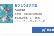 【乃木坂46】発売3日間 前作割れが続いていた32nd『人は夢を二度見る』5日目にしてついに前作を超える累計枚数に！5日目27,788枚、累計540,278枚でオリコン第1位を記録！！！