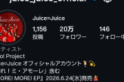 Juice=JuiceのInstagramフォロワー数がなんと20万人に！！！！！！！！！！