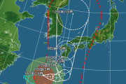 【台風6号・最新進路】韓国「日本直撃(笑)」台風6号「と、見せかけて横断！韓国直行ｗｗｗ」