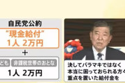 石破自民党「給付金２万円？するわけねーだろ！投票してくれる高齢者だけに配るわ（笑）」