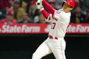 大谷翔平 .252 6本 21打点 .760