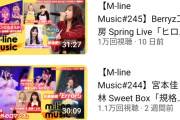 最近のM-line Musicの再生回数があまりにも少な過ぎる件