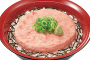 【緊急】すき家のまぐろたたき丼(通称フリスビー丼)、本日で販売終了へ