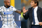【セリエA】名将コンテ、新加入の“教え子”ビダルの成長を称賛　「なんでも要求できる選手になった」