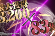 最大3200発×83％！？サミーから出るP蒼天の拳天刻のティザーPVが公開