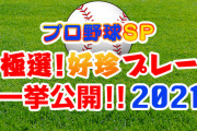 明日19:00からBS日テレで「プロ野球SP極選！好珍プレー一挙公開！2021」放送