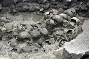 【考古学】アステカ時代の「頭蓋骨の塔」から119体の人骨がメキシコで発掘される