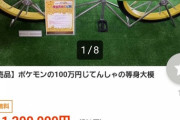 【ポケモン】世界に一つ、フォロー100万記念の「100万円じてんしゃ」転売される