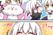 【FGO】小さい邪ンヌ漫画！！　黒王×邪ンヌ、尊い....