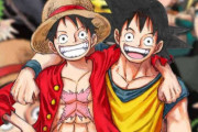 【画像】尾田栄一郎が描いた悟空、鳥山明が描いたルフィ、やばすぎるｗｗｗｗｗｗ