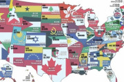 アメリカ人「アメリカの州の経済レベルがどの国に匹敵するか調べてみたw」