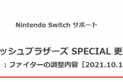 【スマブラ】ver13.0アップデート調整内容、ナーフなしの糞キャラ強化でDLCキャラ逃げ切り成功ｗｗｗｗ