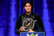 【海外の反応】エ軍ファン「大谷翔平がMVP受賞式で俺たちに感謝している」【MLB】
