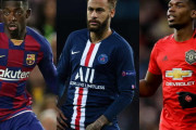 【海外サッカー】仏誌選出「2020年期待のベスト11」　19年は不完全燃焼に終わったスター選手がずらり