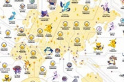 【画像】世界各国の「検索数トップポケモン」の可視化地図がこちら