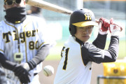 阪神Ｄ６位・中野、１軍残った！矢野監督「まだまだ見たい」打率・３６８（１９打数７安打）