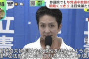 【参院選】蓮舫「選択的夫婦別姓や多様性を認める法整備に力を入れたい」 国政復帰否定から1年も経たず出馬して当選後の第一声がこれｗｗｗｗｗ