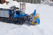 【自走式】レゴで作られた除雪車の完成度がハンパではない！！