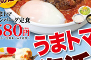 うまトマ🍅ハンバーグ定食580円(2013)