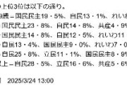 【参院選比例投票先】国民民主は18歳から40代まで首位　自民は全体首位も2割届かず　産経FNN合同世論調査