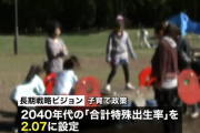 小池百合子「2040年には出生率2.07にします！」←これってそういうことだよな