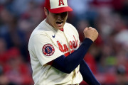 大谷翔平 13勝(5位)防御率2.43(5位)196奪三振(3位) 34本塁打(4位)長打率.536(3位)OPS.892(3位)