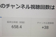 【画像】底辺Youtuberの1週間の収益がこちらwwwww