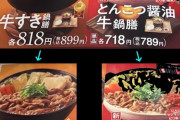 【悲報】吉野家のメニュー、めっちゃ紛らわしいと話題にｗｗｗ
