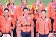 稲葉篤紀監督「日米野球勝ち越し、プレミア12優勝、五輪金メダル獲得に導きました」
