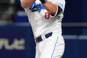 細川成也（中）.306 2本 17点 出塁率.368 ops.798