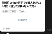 中学生「クラスLINEで、男子で1番人気がない＆嫌いな奴アンケートしたら盛り上がるやろなぁｗ」 → ヤバイことになる・・・