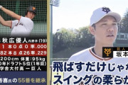 巨人･秋広  打率 .229  打数 275  安打63  本塁打8  打点26  盗塁3
