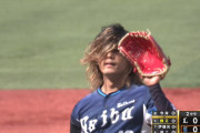 西武・今井、ご自慢のロン毛をなびかせながら159キロ！